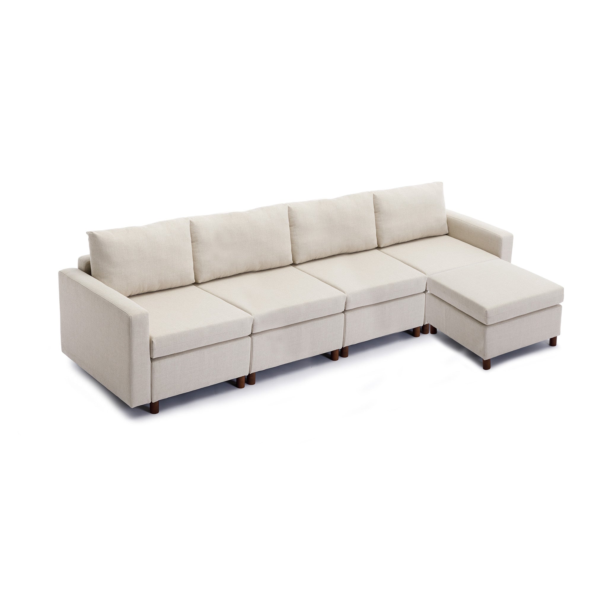 4 Seat Module Sectional Sofa Couch