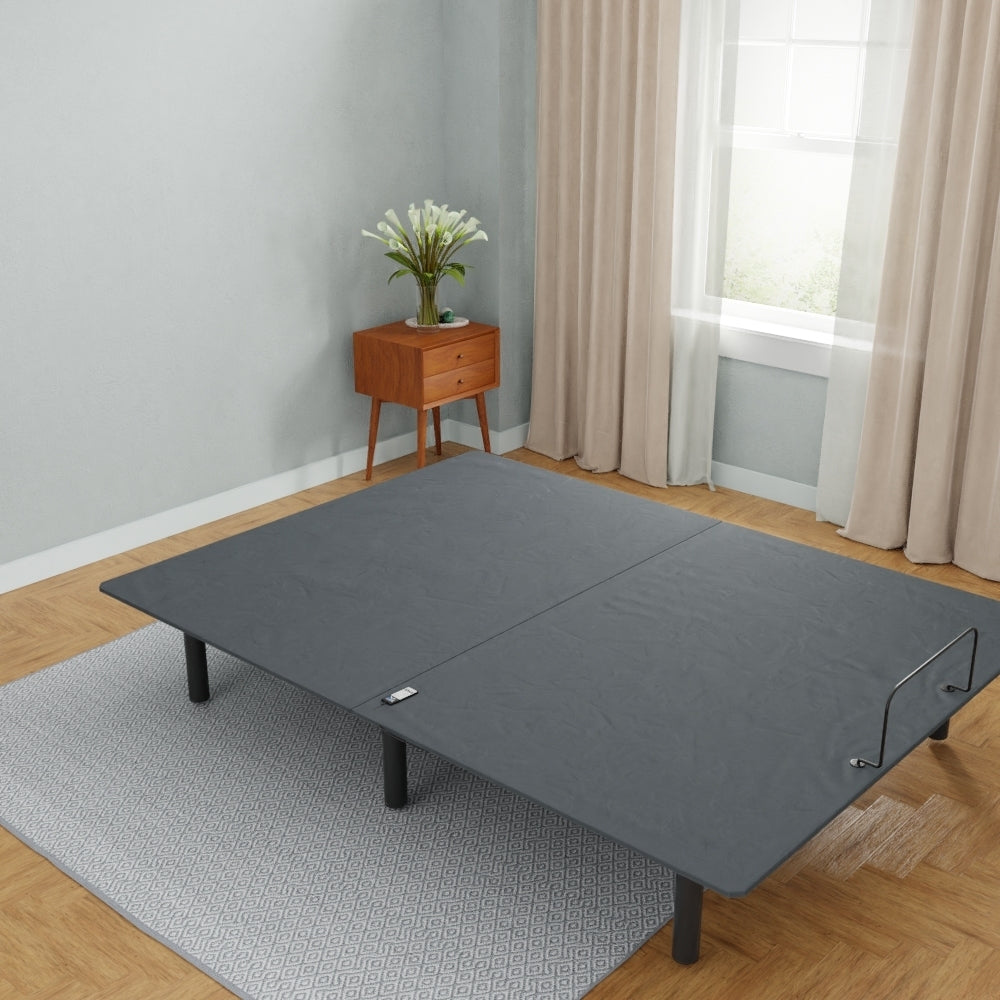 OS1 Black Adjustable Bed Base With Head Up Only Position Adjustments