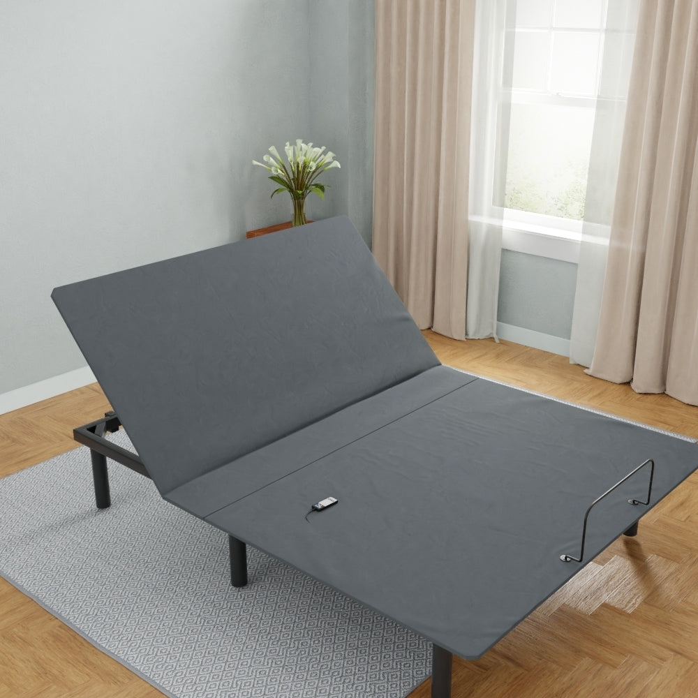 OS1 Black Adjustable Bed Base With Head Up Only Position Adjustments