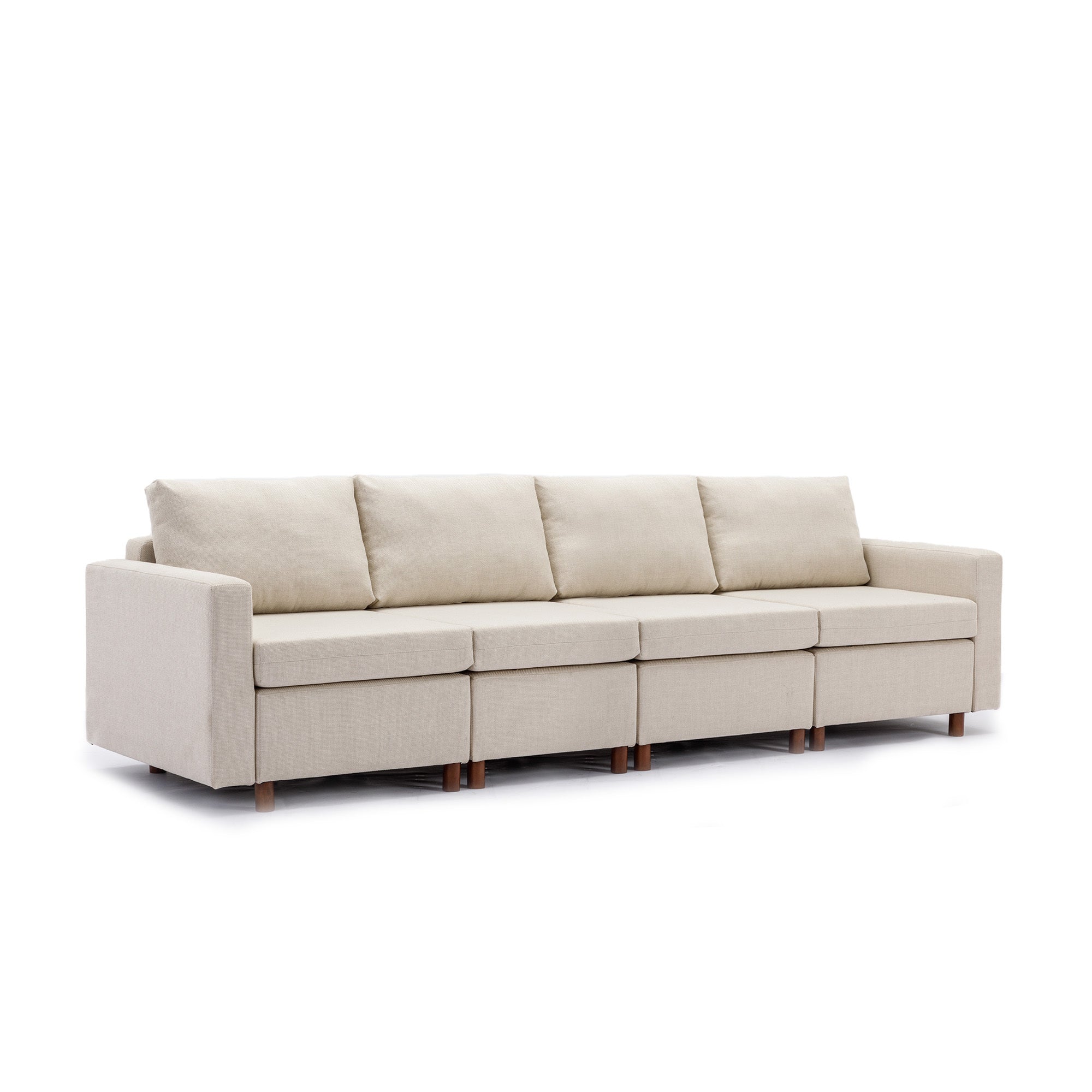 4 Seat Module Sectional Sofa Couch