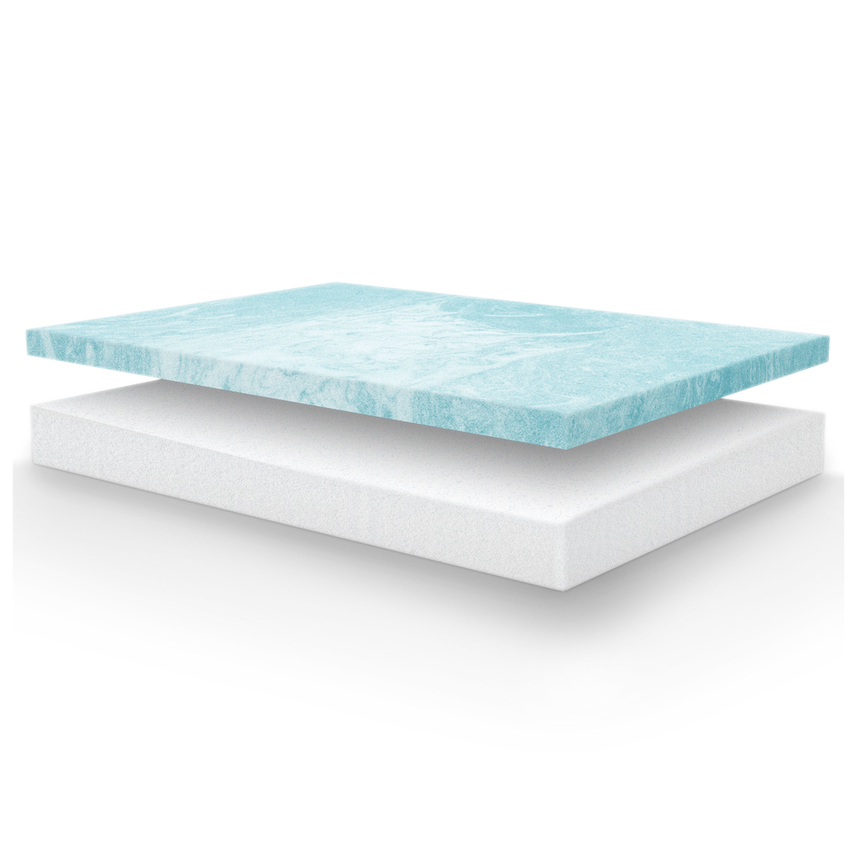 Vibe 8" Heather Grey Memory Foam Mattress (Ultra Small Package)