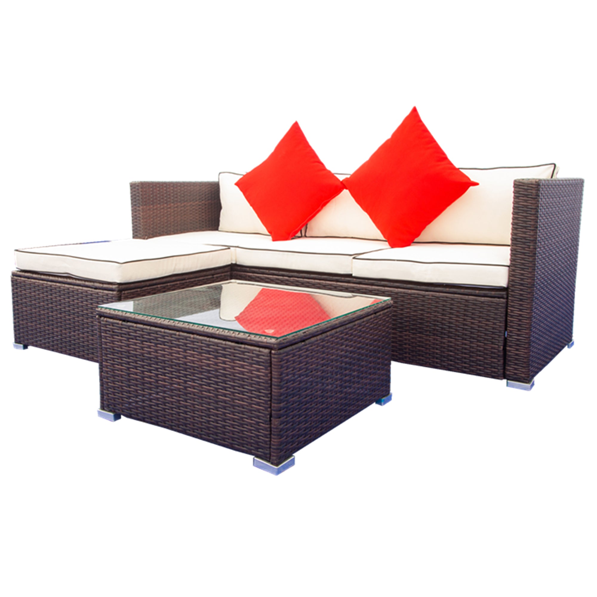 3 Piece Patio Sectional 