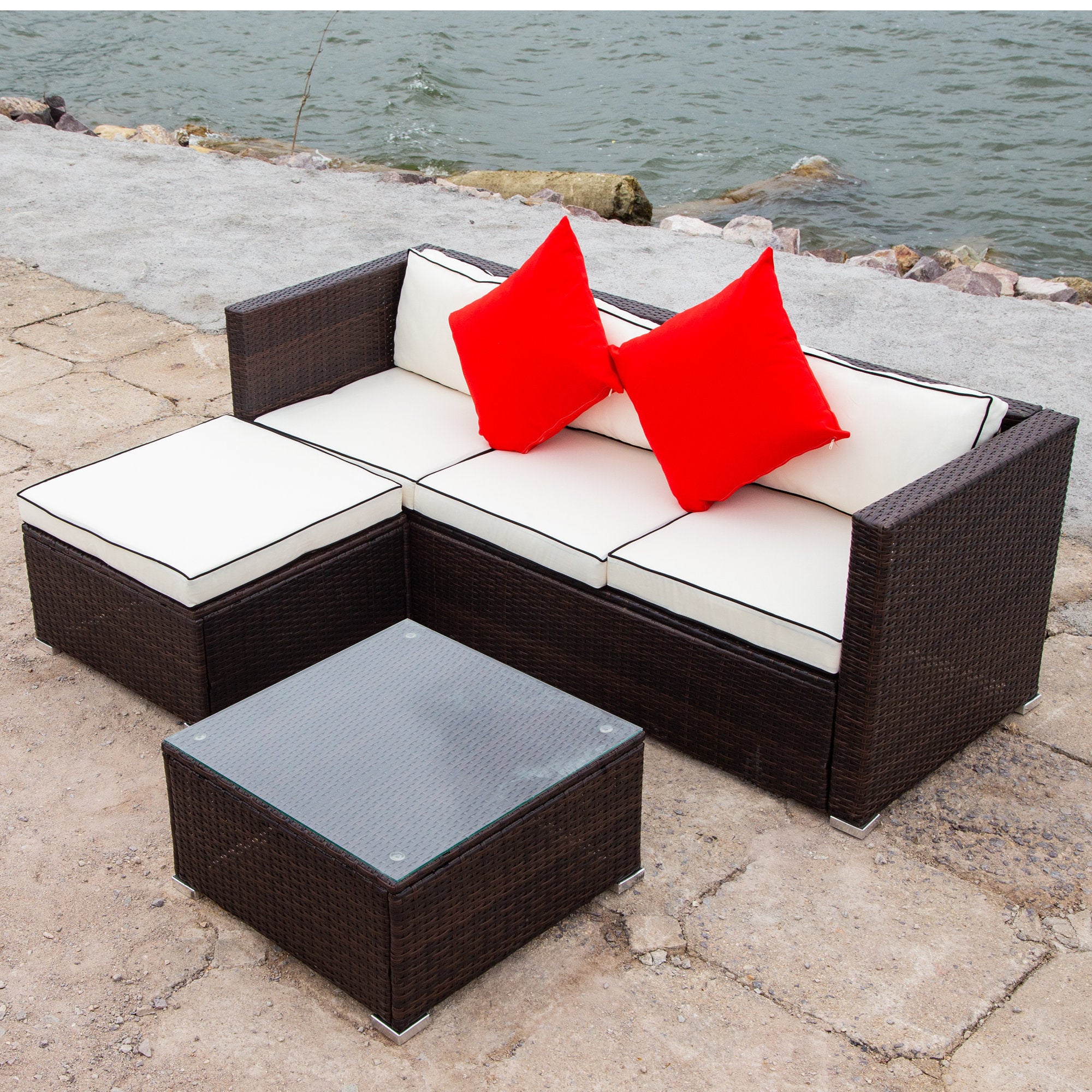 3 Piece Patio Sectional 