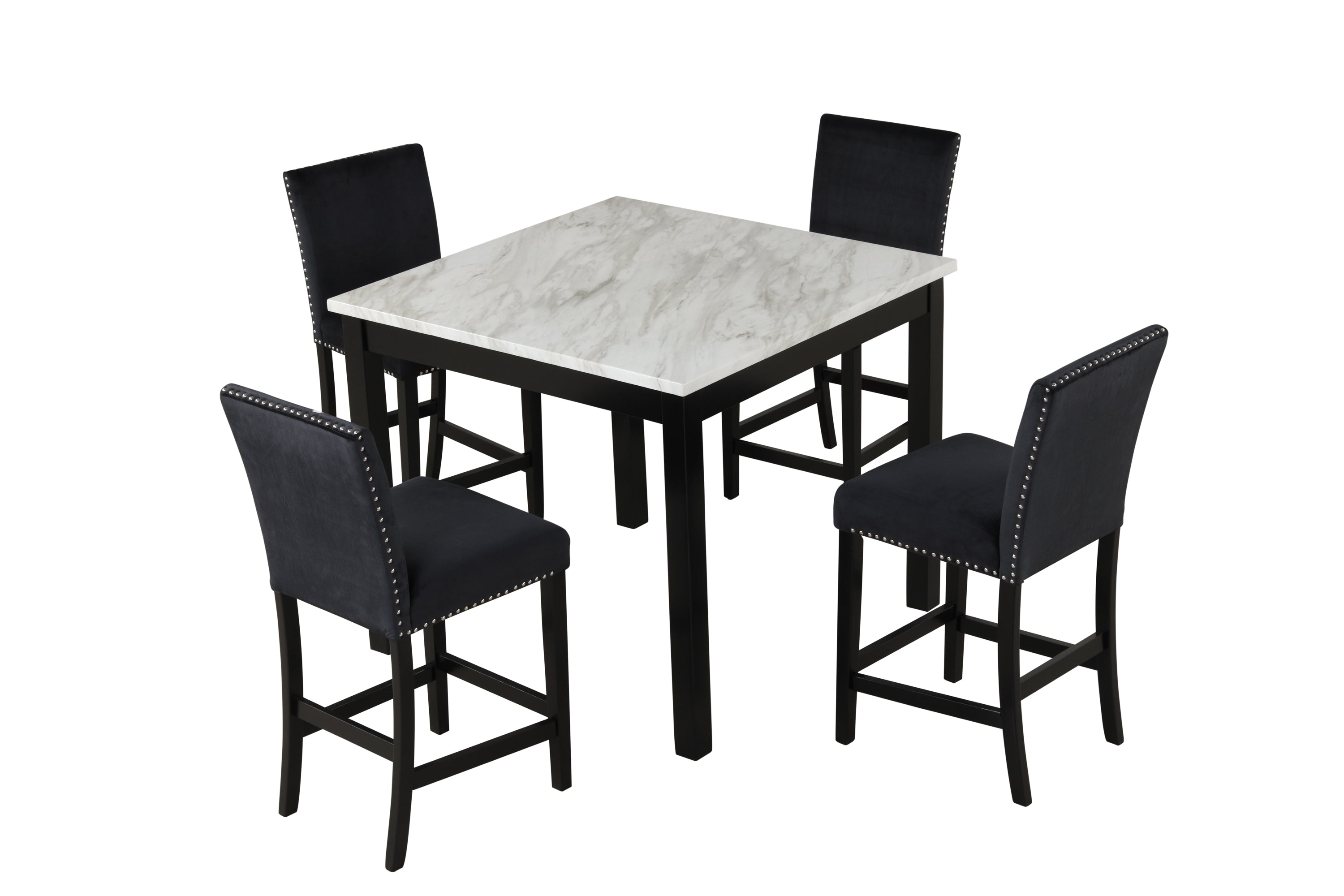 Marble Dining Table Set 