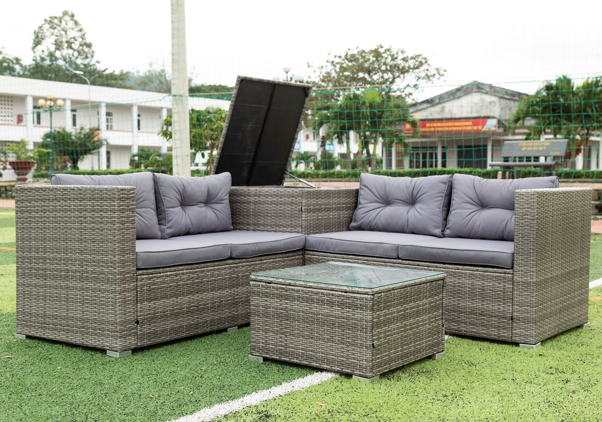 4 Piece Patio Sectional 