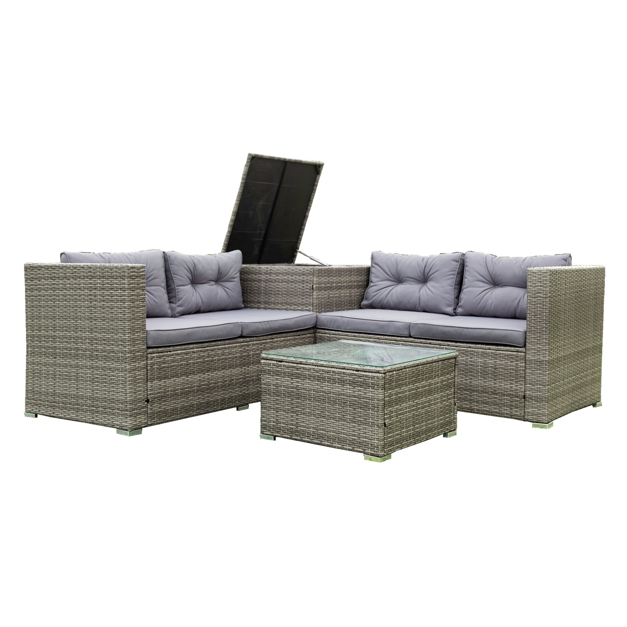 4 Piece Patio Sectional 