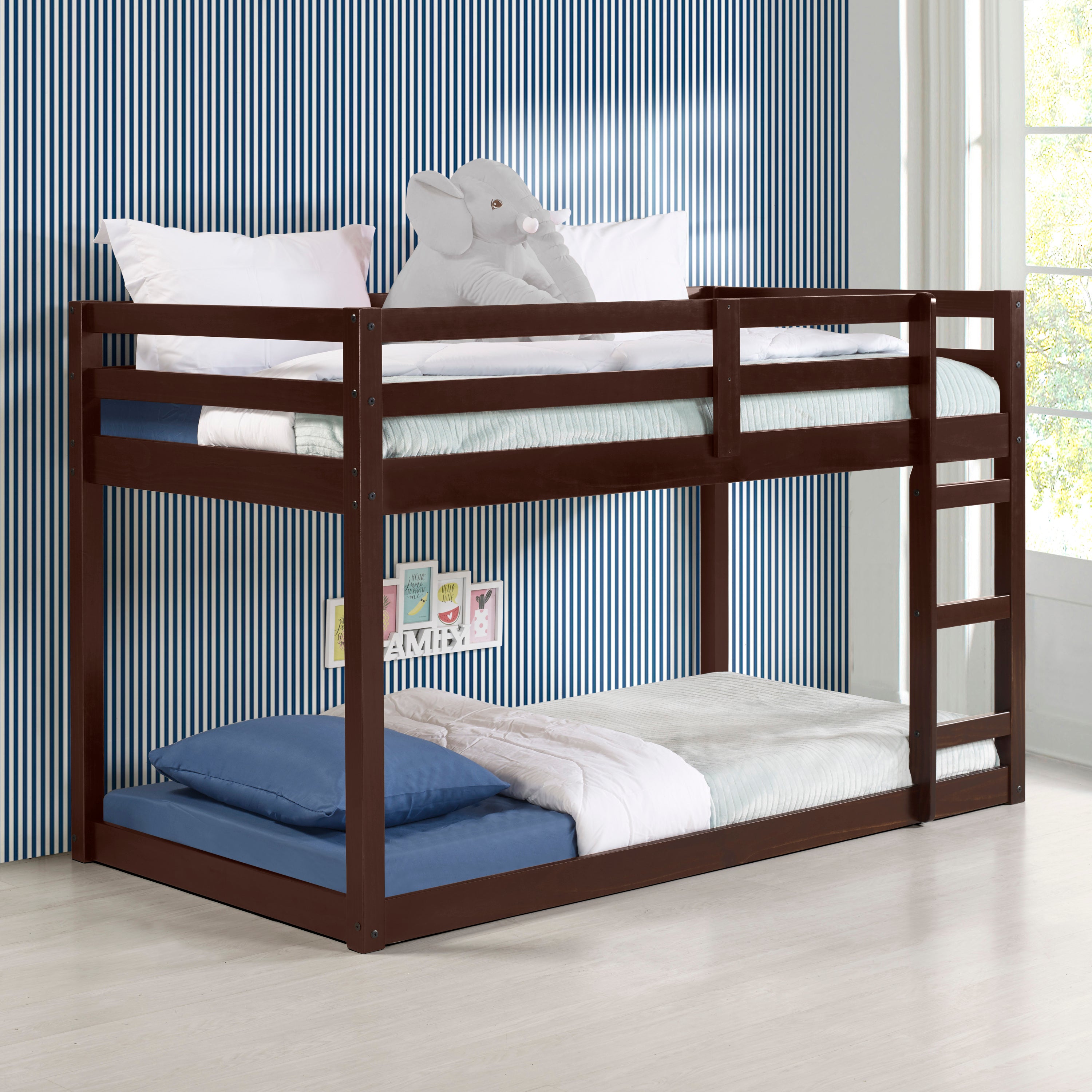 ACME Gaston Loft Bed, Espresso 38185 twin