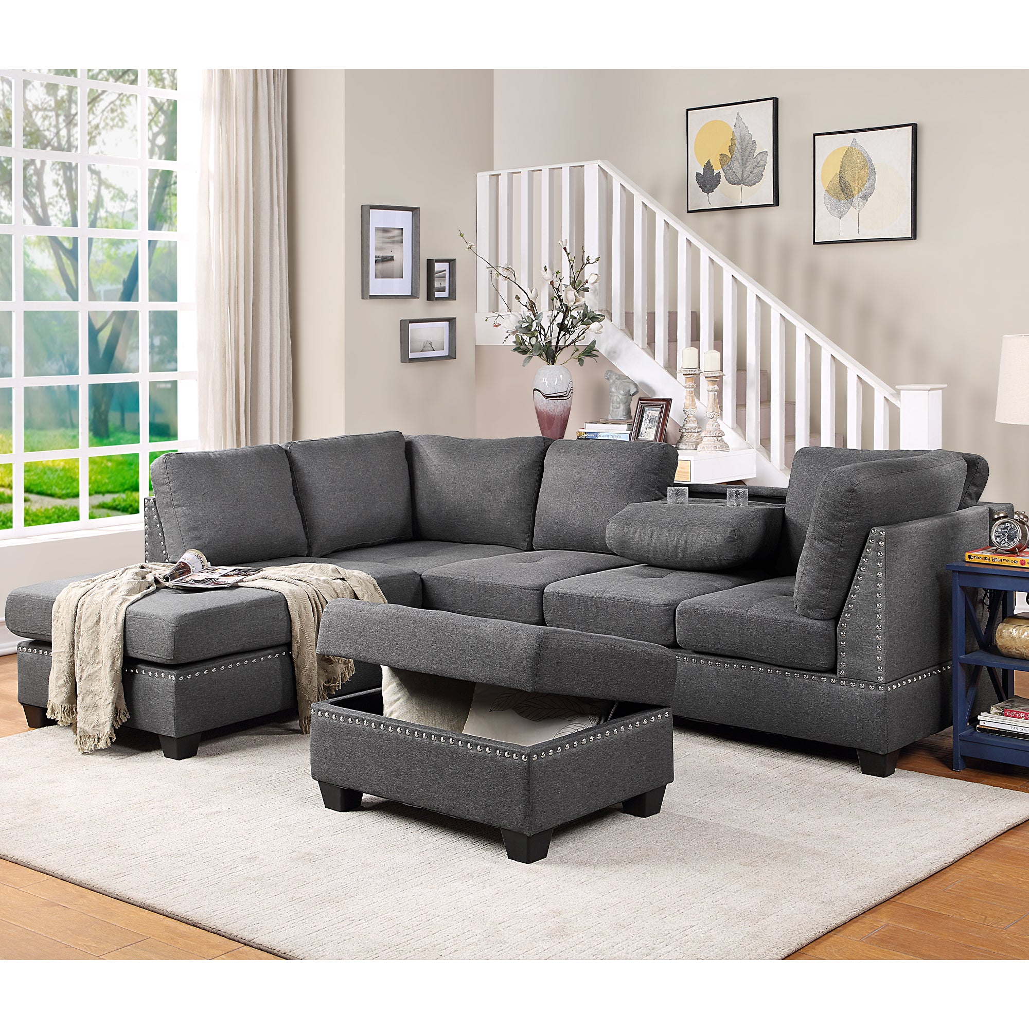 Reversible Sectional Sofa 