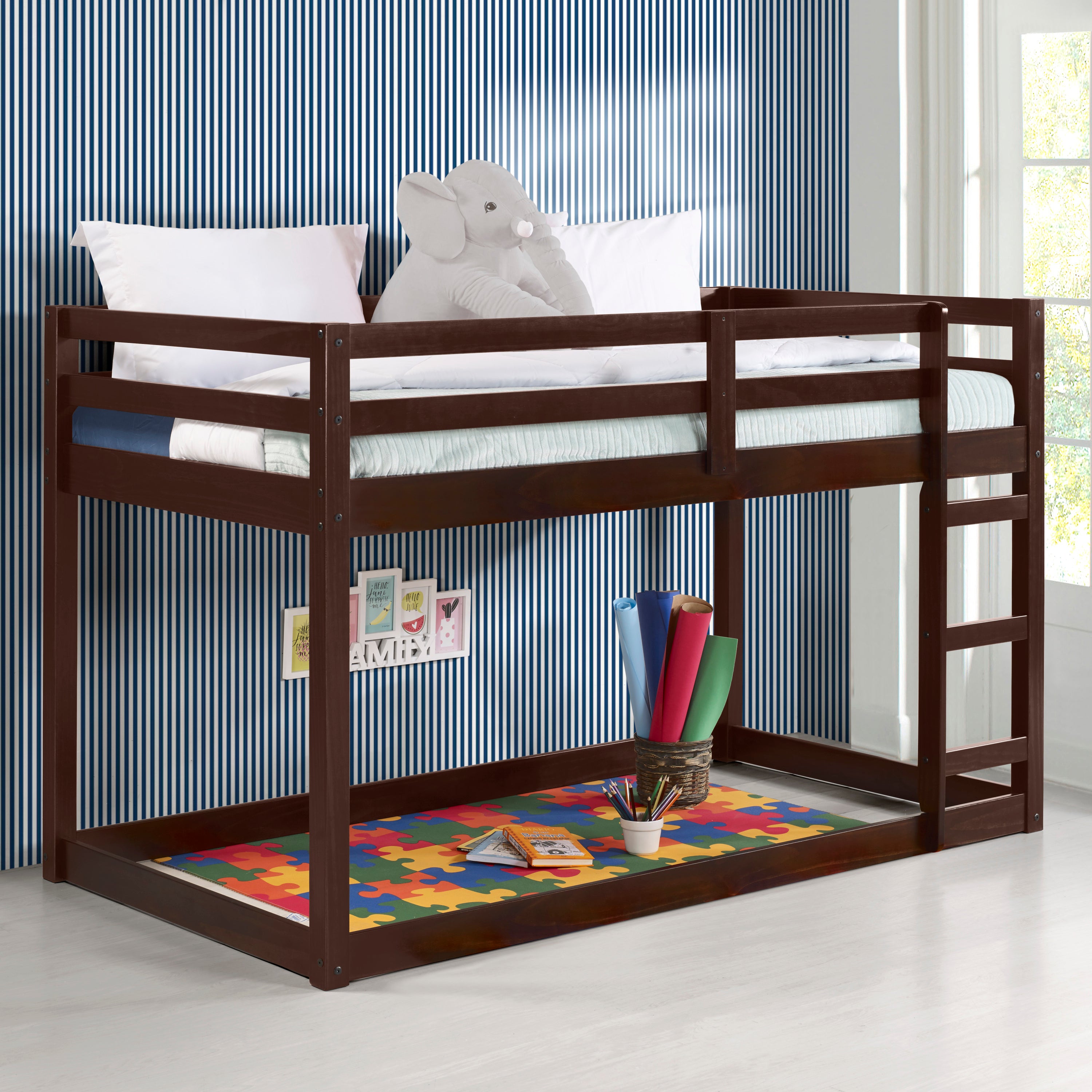 ACME Gaston Loft Bed, Espresso 38185 twin