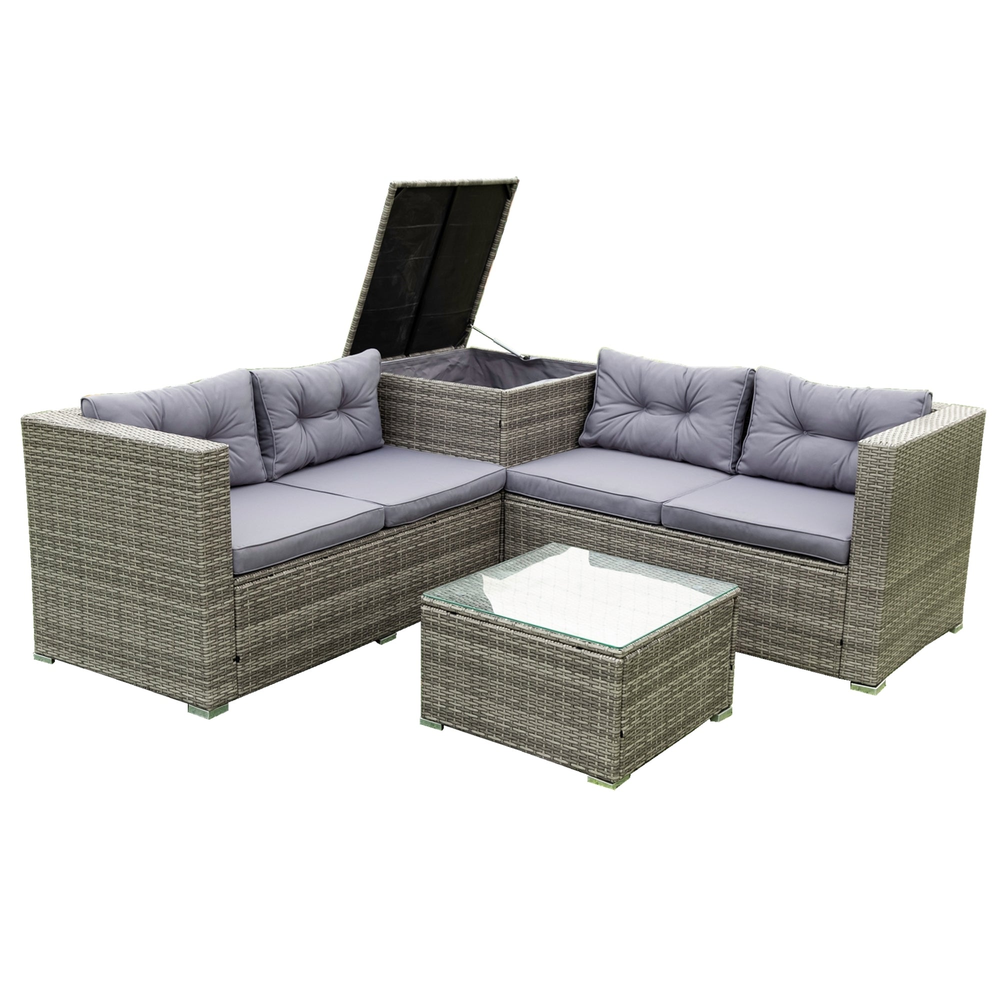 4 Piece Patio Sectional 