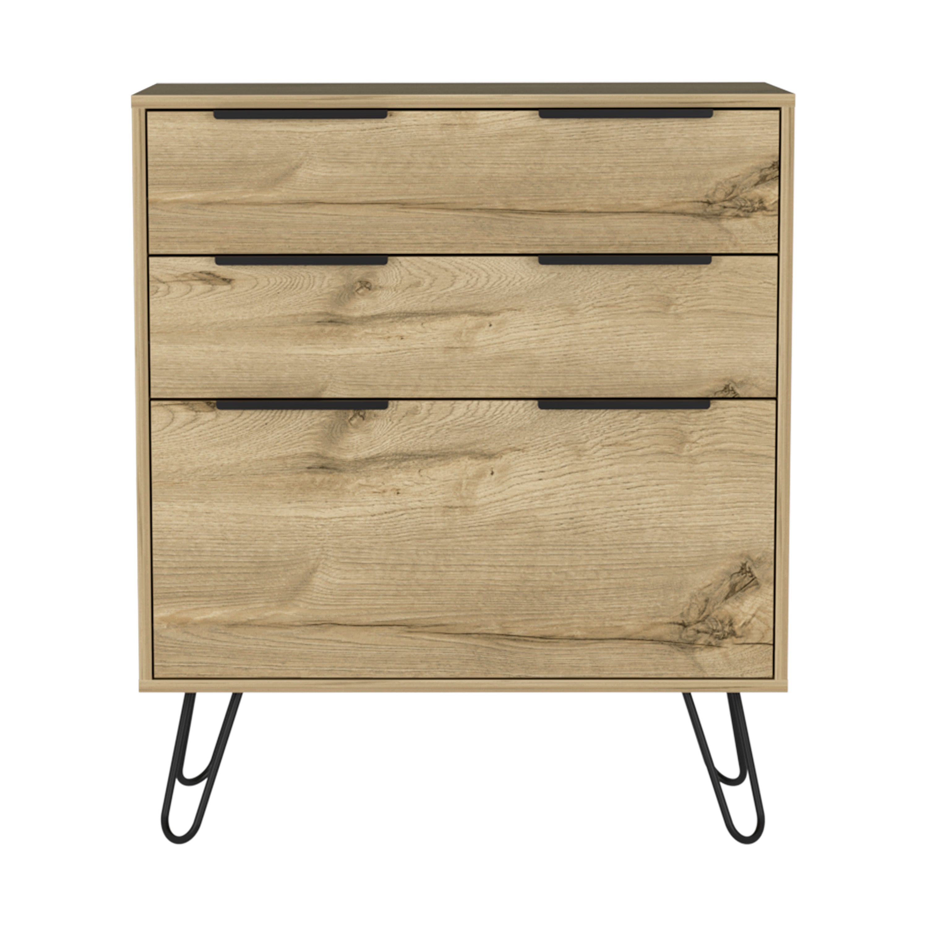 Kirsage 3-Drawer Dresser Light Oak