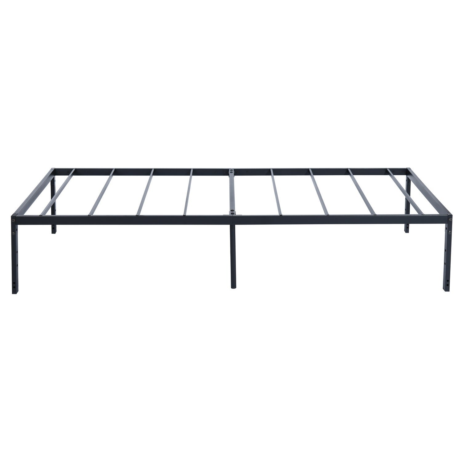 Metal Bed Frame Twin Size Single Platform Mattress Base,Metal Tube(twinsize, black) No Box Spring Needed