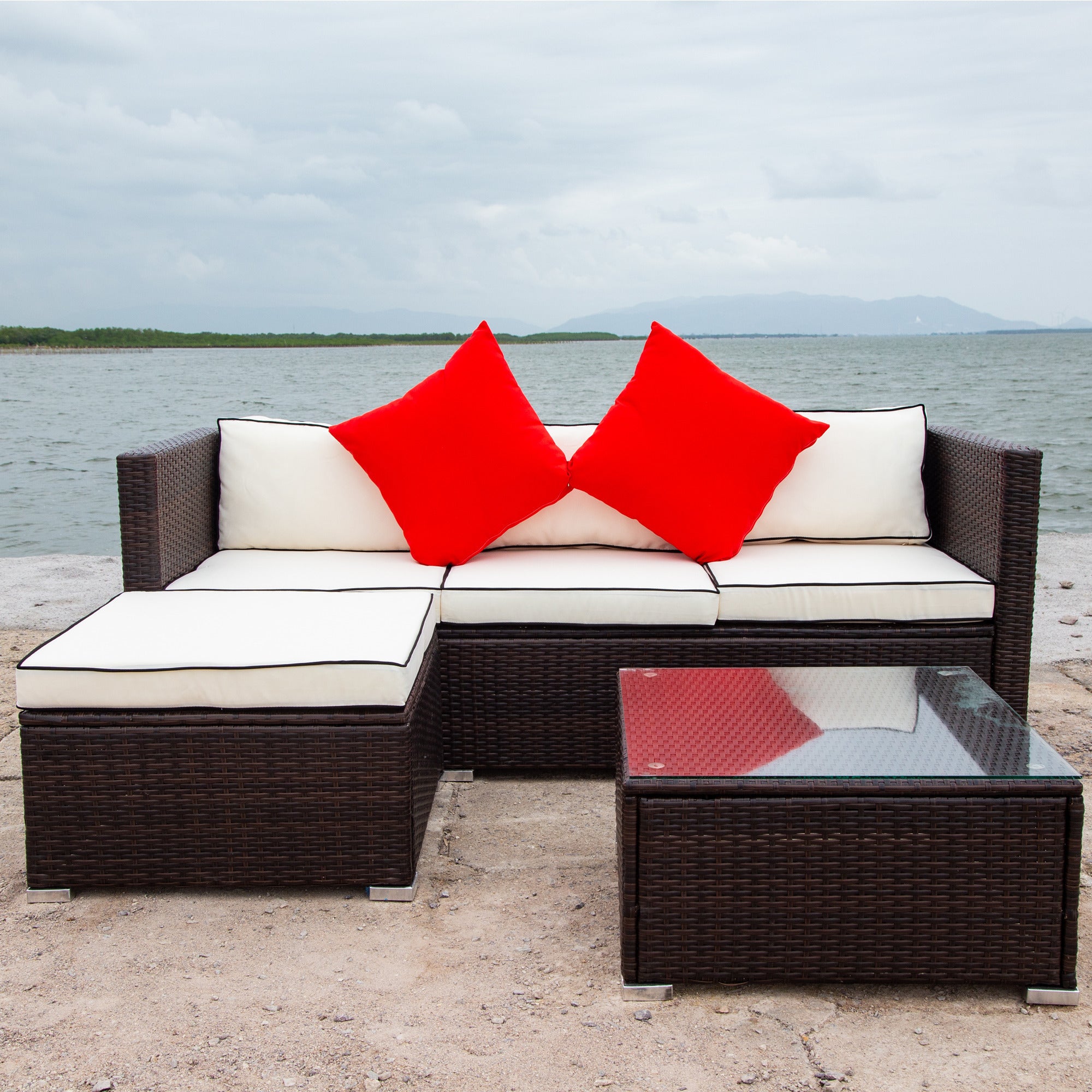 3 Piece Patio Sectional 