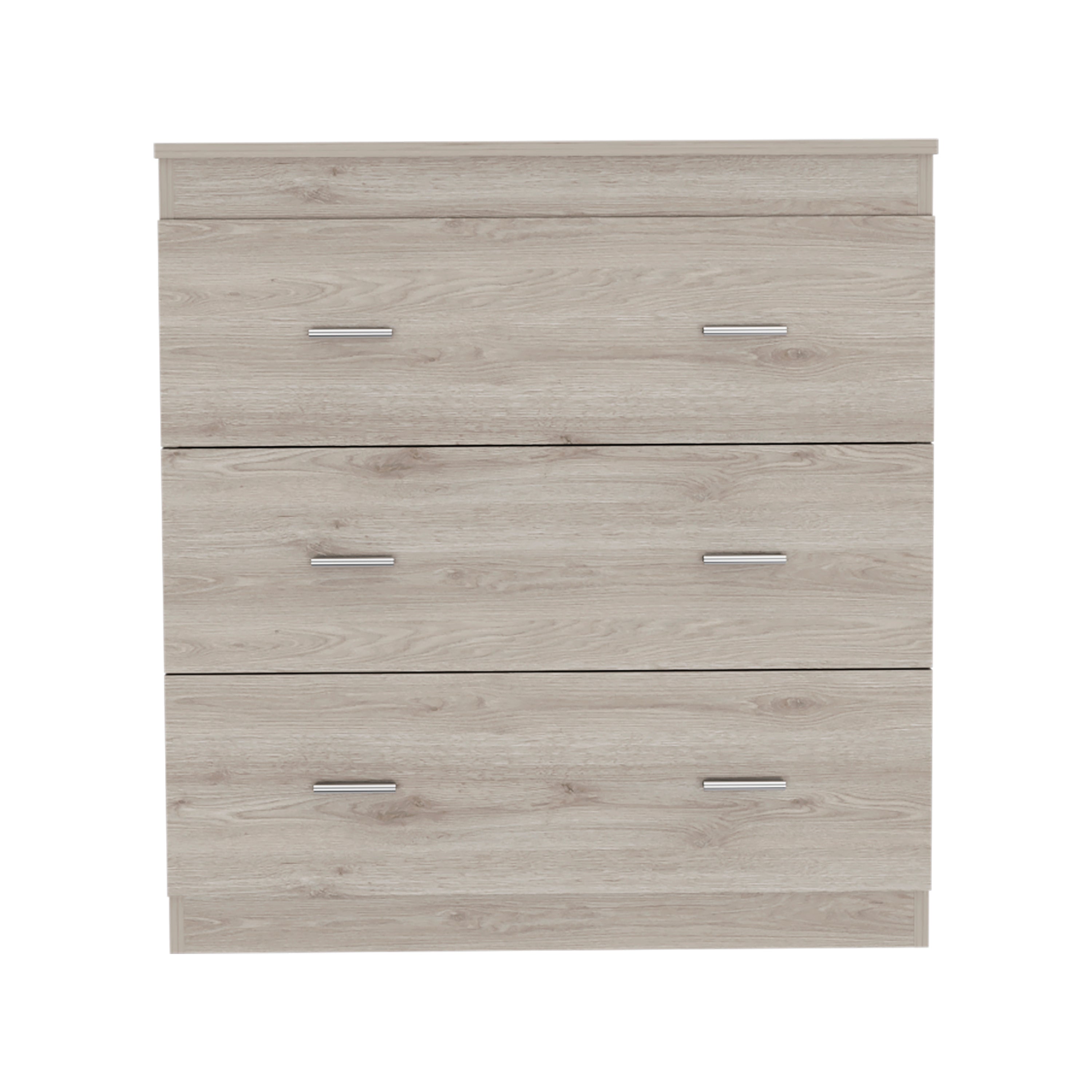 Calvetta 3-Drawer Dresser Light Grey