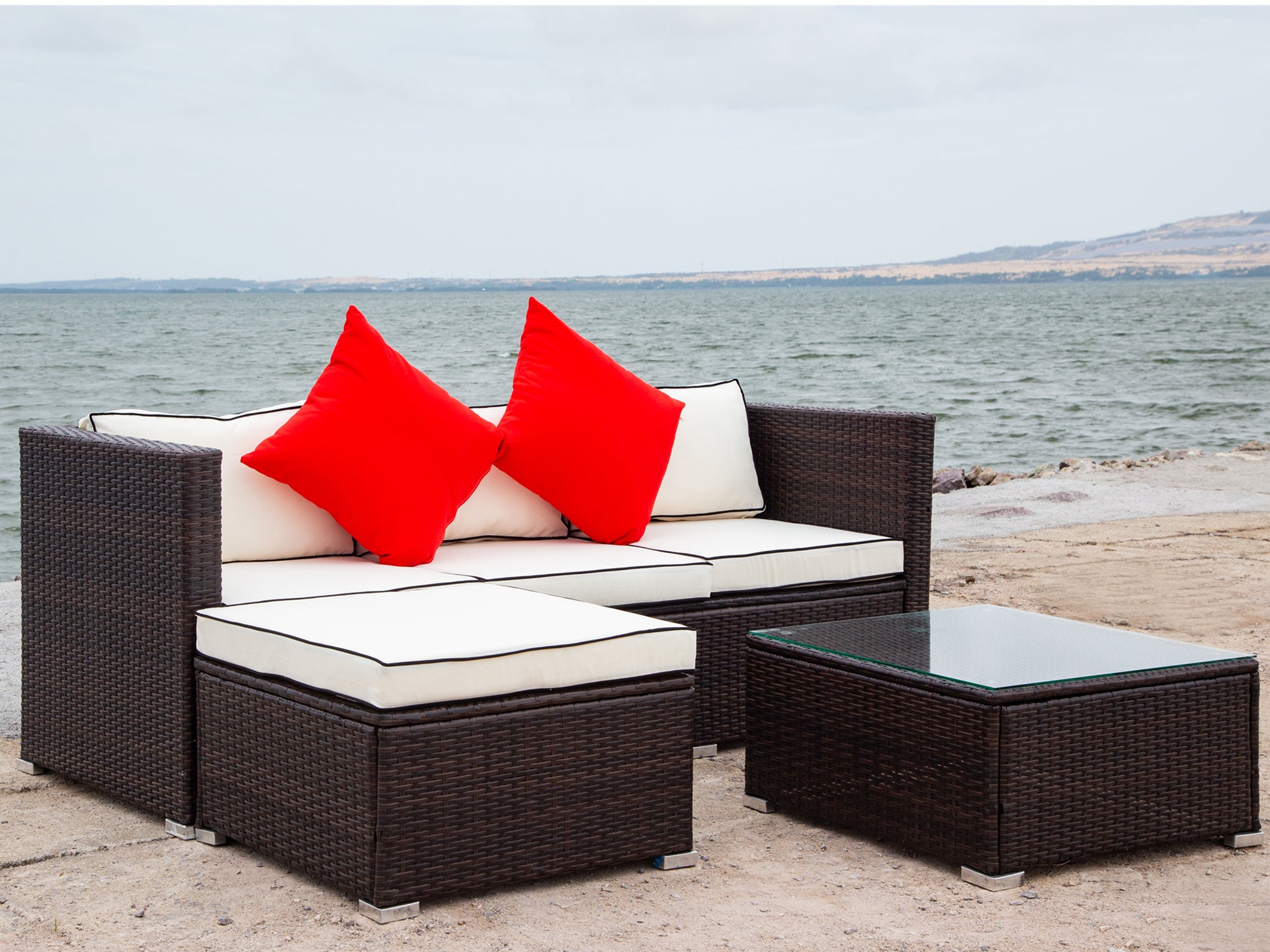 3 Piece Patio Sectional 