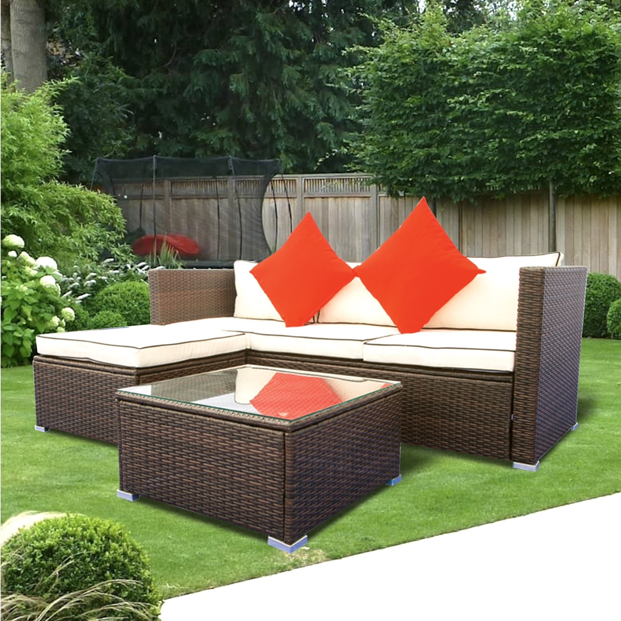 3 Piece Patio Sectional 