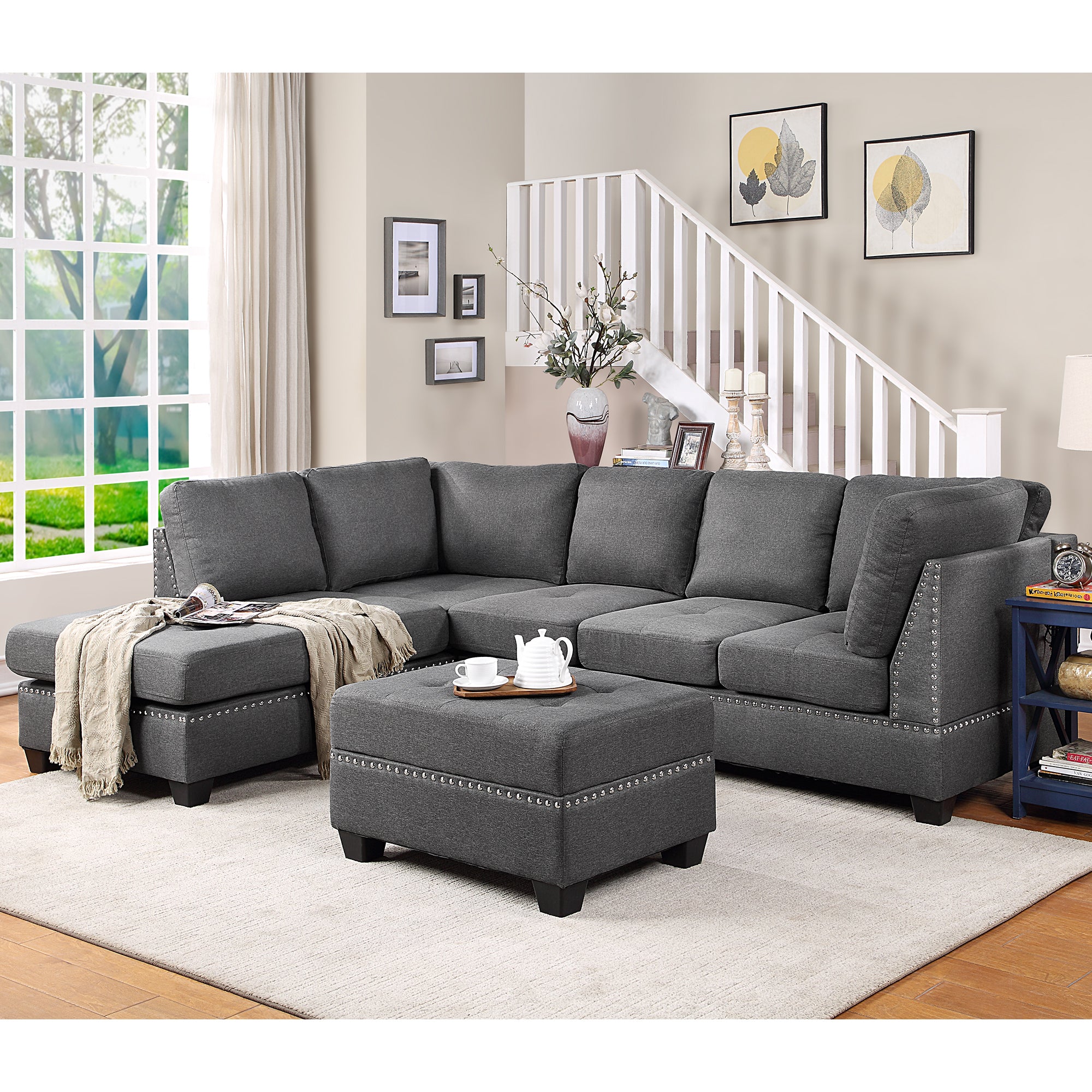 Reversible Sectional Sofa 