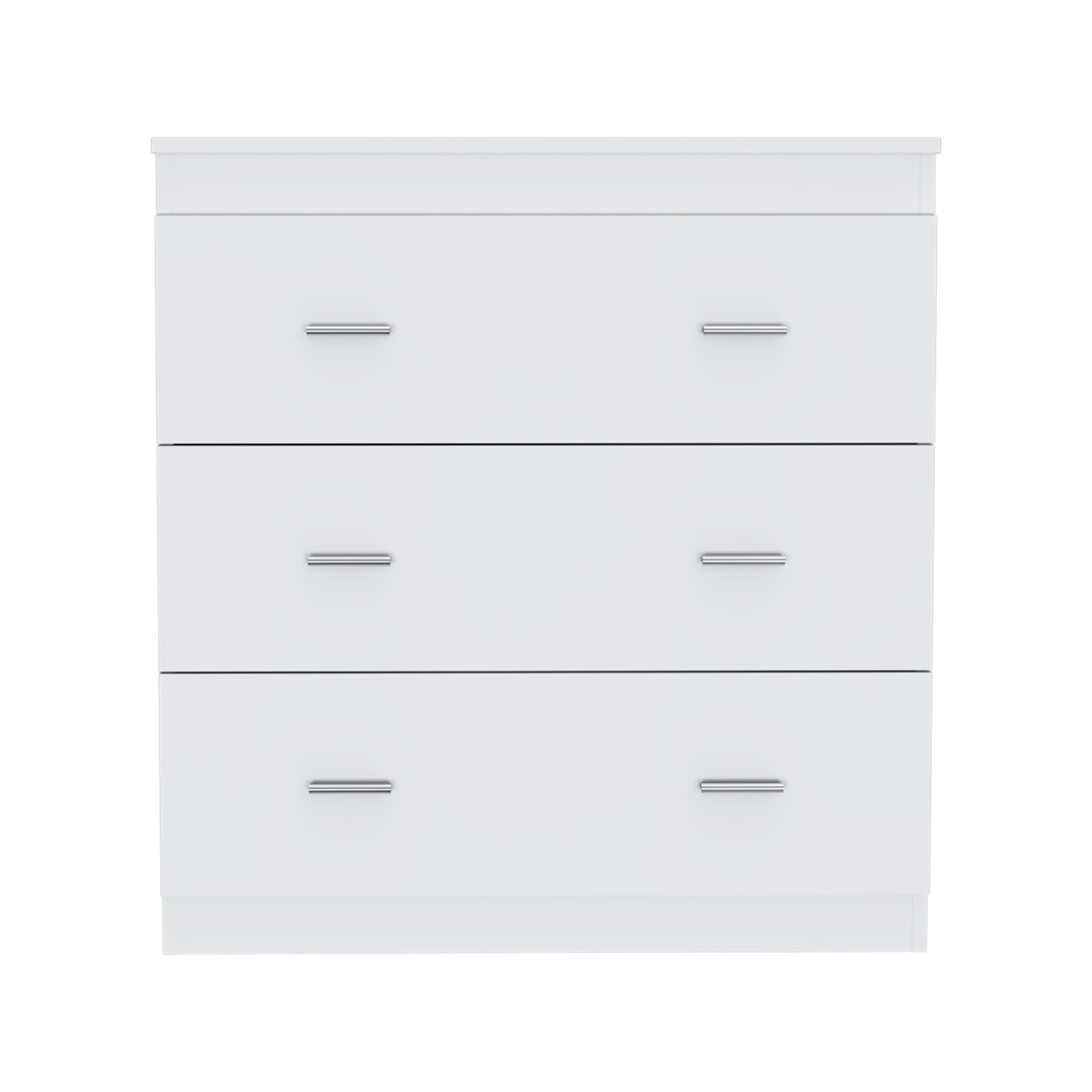 Calvetta 3-Drawer Dresser White