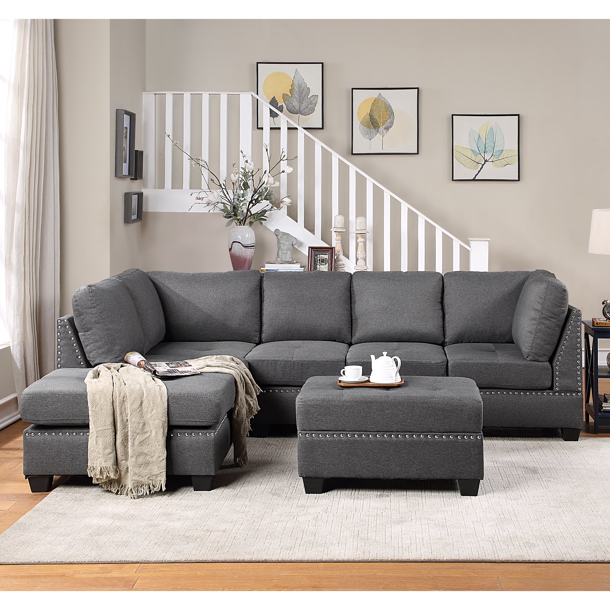 Reversible Sectional Sofa 