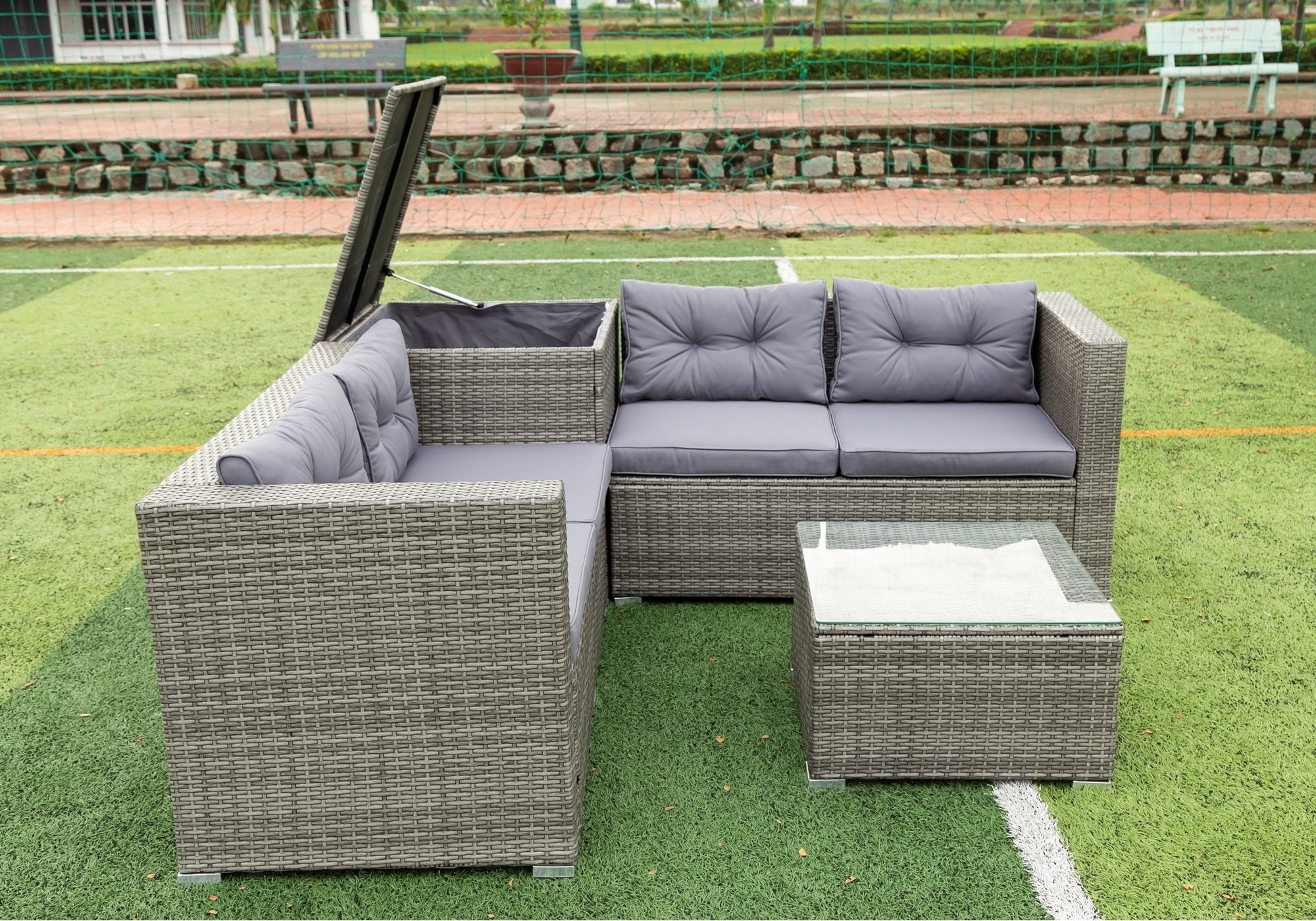 4 Piece Patio Sectional 