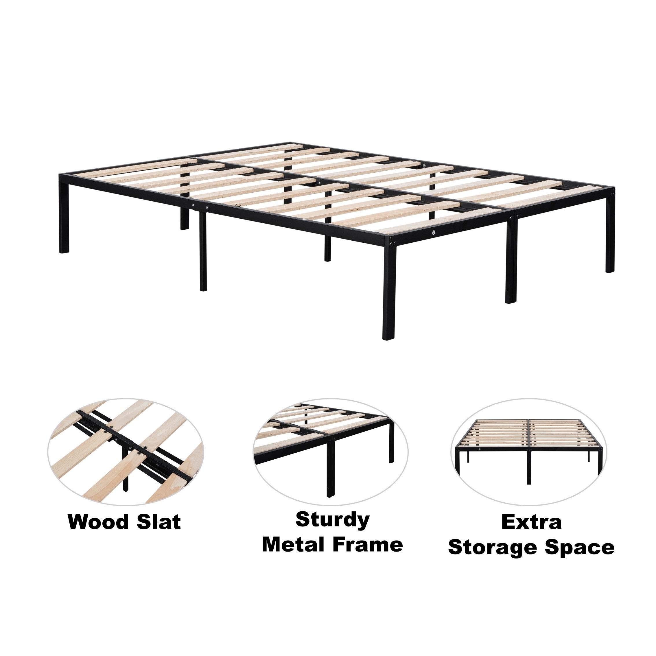 Metal Full Bed Frame