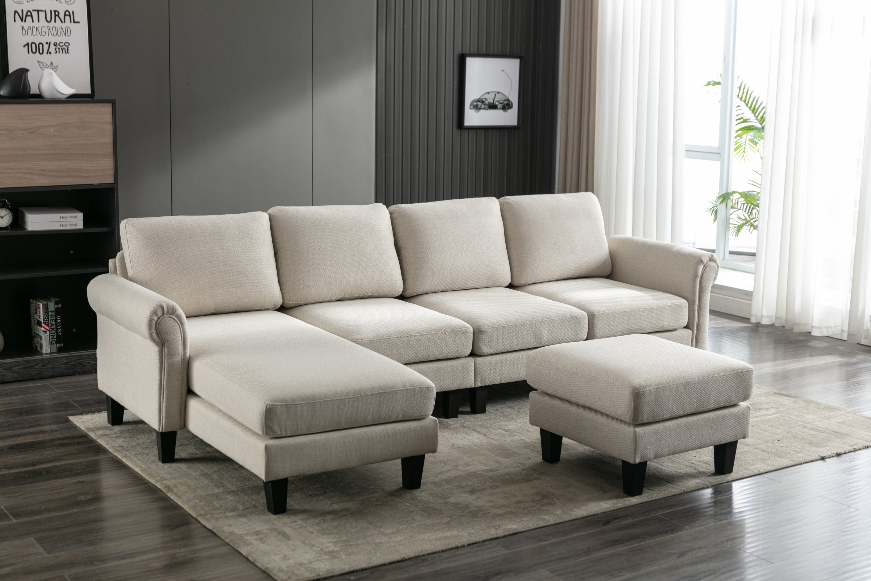 COOLMORE Accent sofa /Living room sofa sectional  sofa