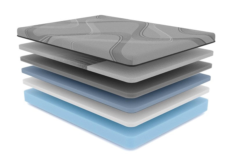 Diamond Onyx Ice Foam - Cool PCM & Graphene 14" Firm or Plush